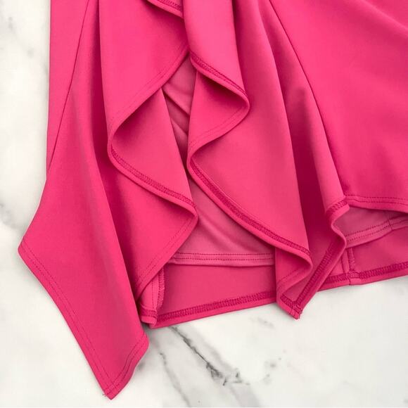 Katie May Rowan Dress Sz M Pink Punch cocktail gown Summer sweetheart corset - Picture 11 of 11